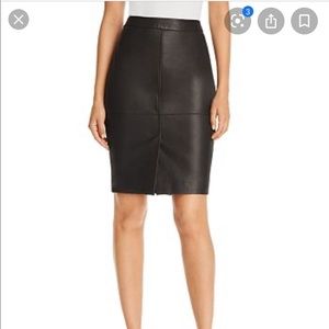 Joie Navi style leather skirt